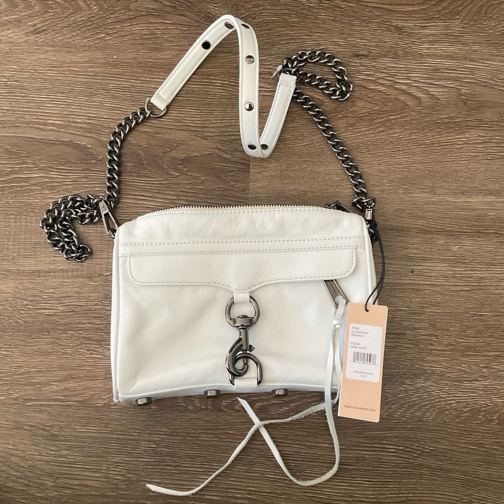 NWT Rebecca Minkoff White Crossbody Bag